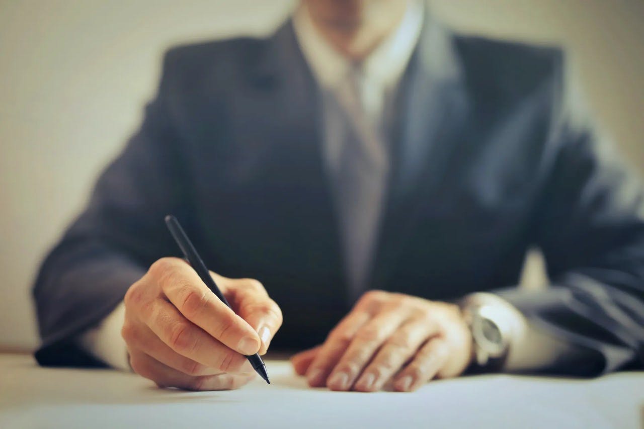 person signing a software escrow agreement