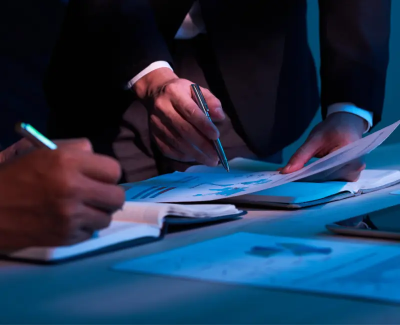 Expert consultation for contextualizing processes and insights for Vaultinum