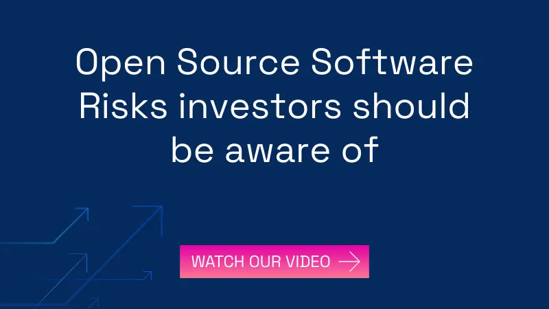 vidéo showing Open Source Software Risks investors should be aware of