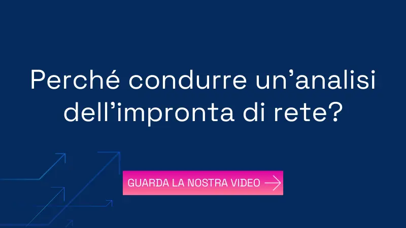Perché condurre un’analisi dell’impronta di rete?